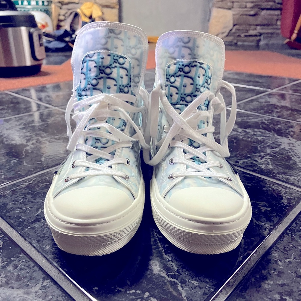 Dior size 21 els 45 high top sneakers